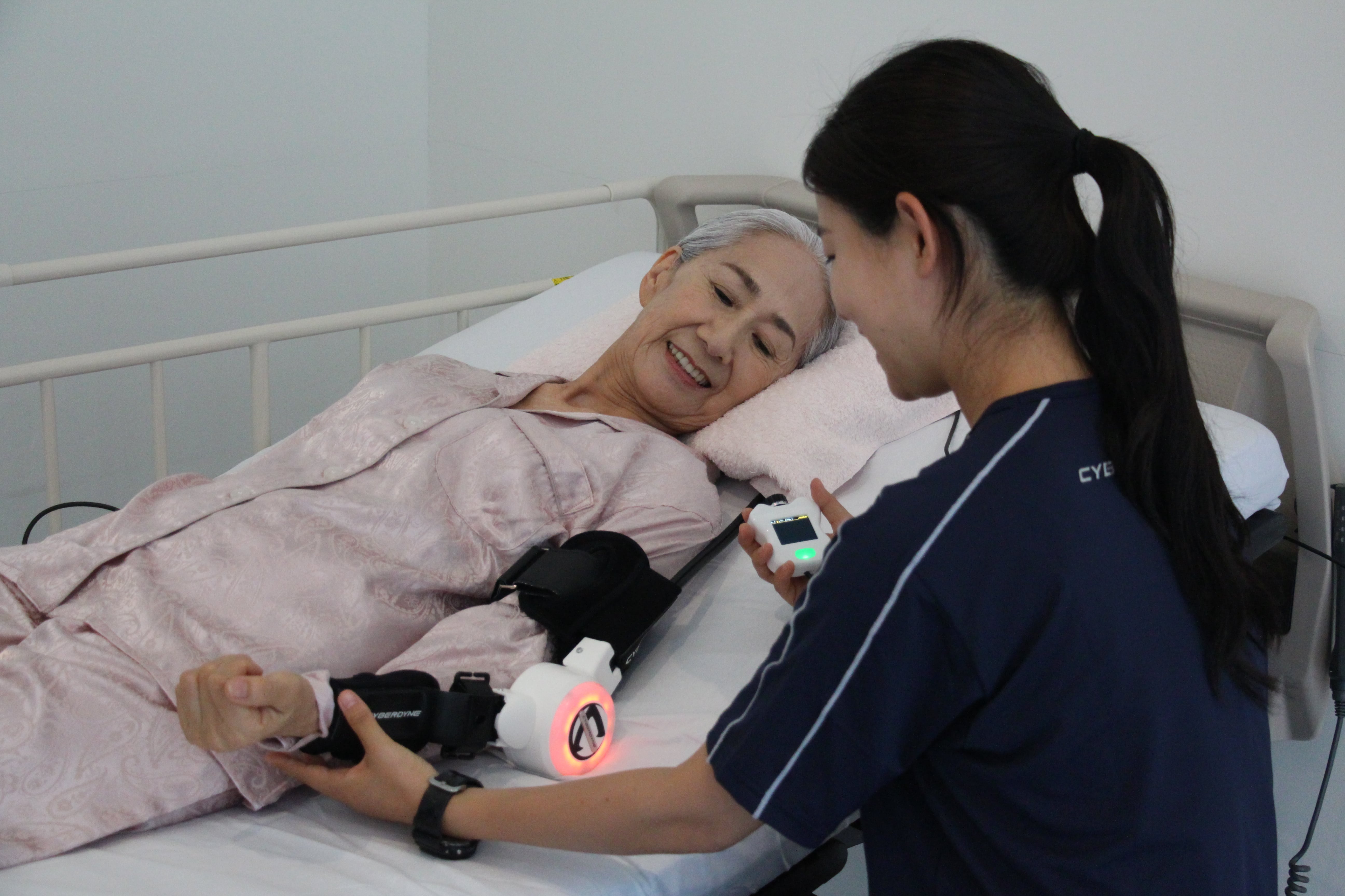 Clinical team providing compassionate care to patient